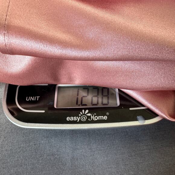 Stacees‎ Dress Women 4 Dusty Pink Prom Silk Like Satin Floor Length Slit Bodycon - Picture 15 of 15